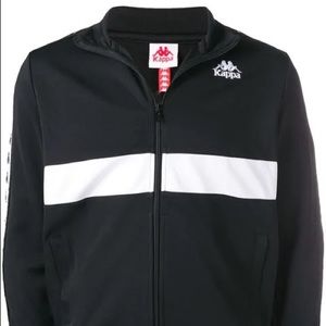 KAPPA Turtleneck Zip-Up in Black